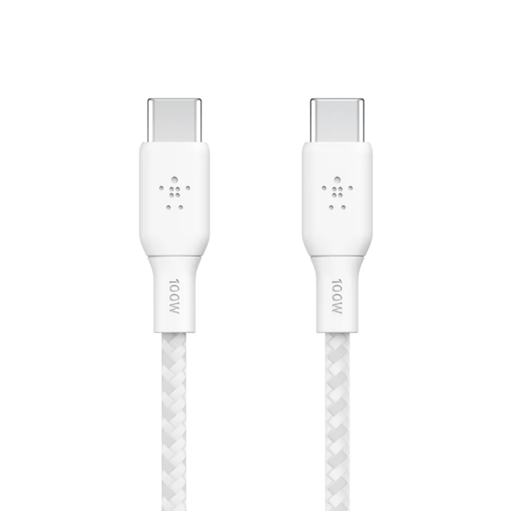 Belkin PVC USB-C To USB-C 2M Cable White 