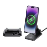 Green Foldable Wireless Charging Stand(15W Power Output)