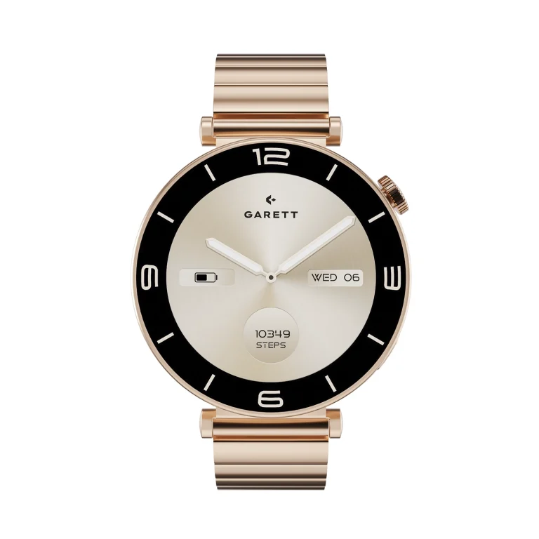 Smartwatch Garett Rose Gold Solid steel