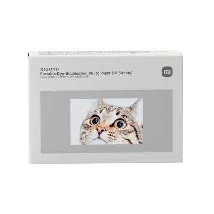 Xiaomi Portable Dye-Sublimation Photo Paper (20 Sheets)