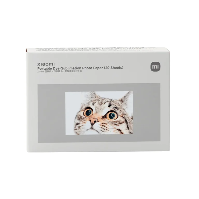 Xiaomi Portable Dye-Sublimation Photo Paper (20 Sheets)